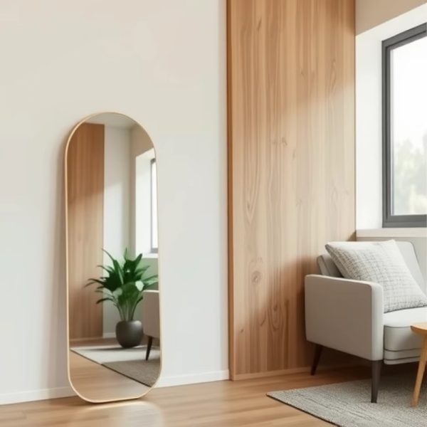 Aluminium alloy ,Ironwork full-length mirror - 图片 4