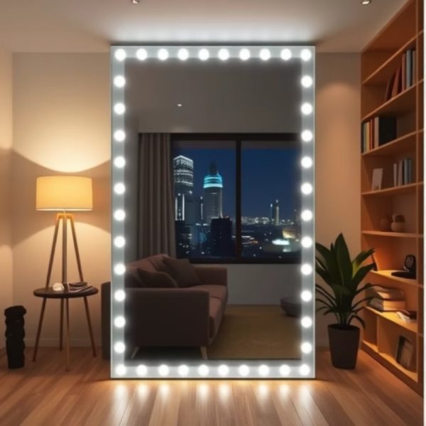 Aluminium alloy ,Ironwork full-length mirror - 图片 2